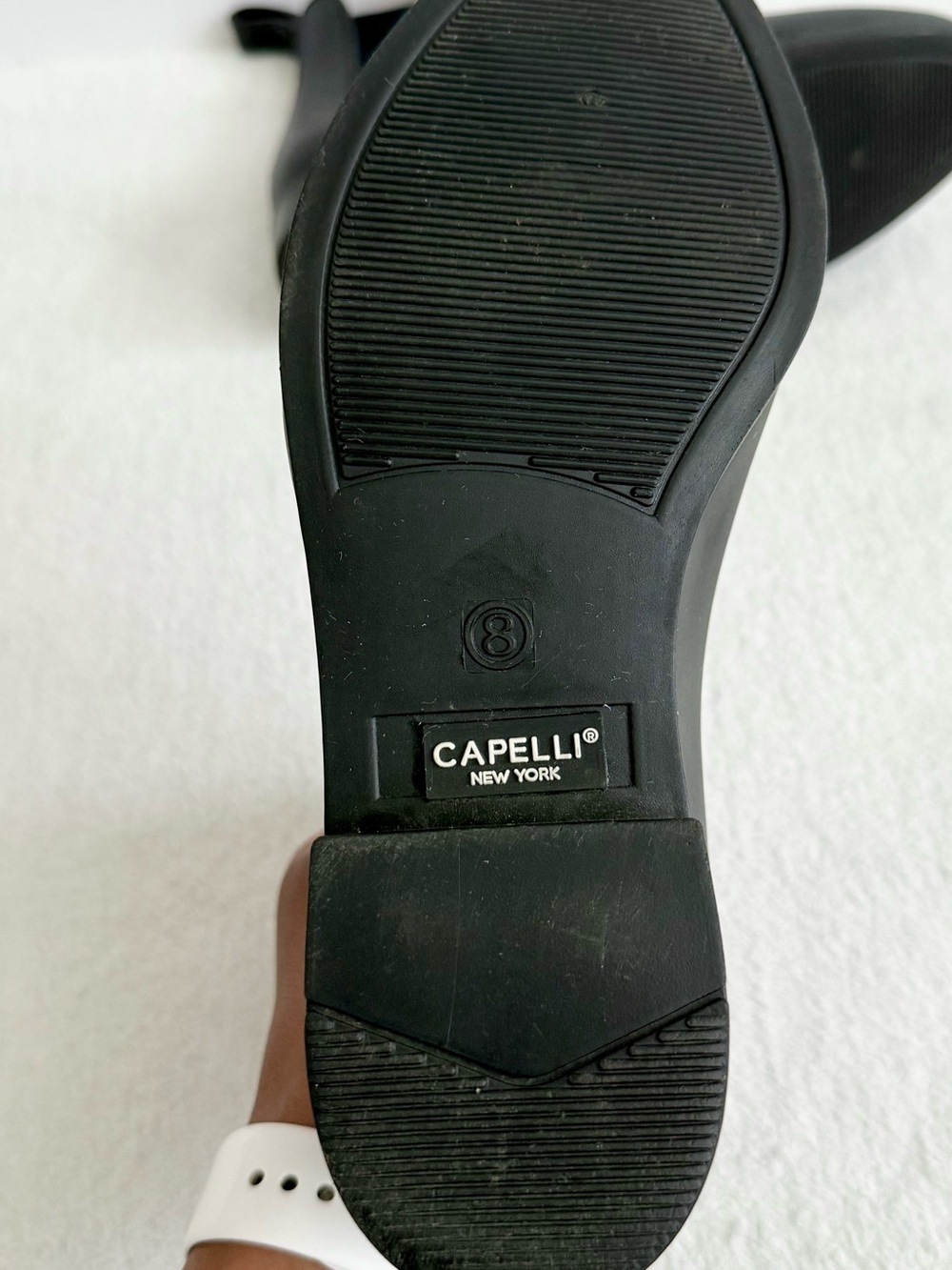 Capelli Black Chelsea Waterproof Rain Boots Women's Size 8 - Picture 7 of 12